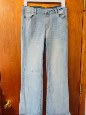 Cider Light Blue Flared Jeans